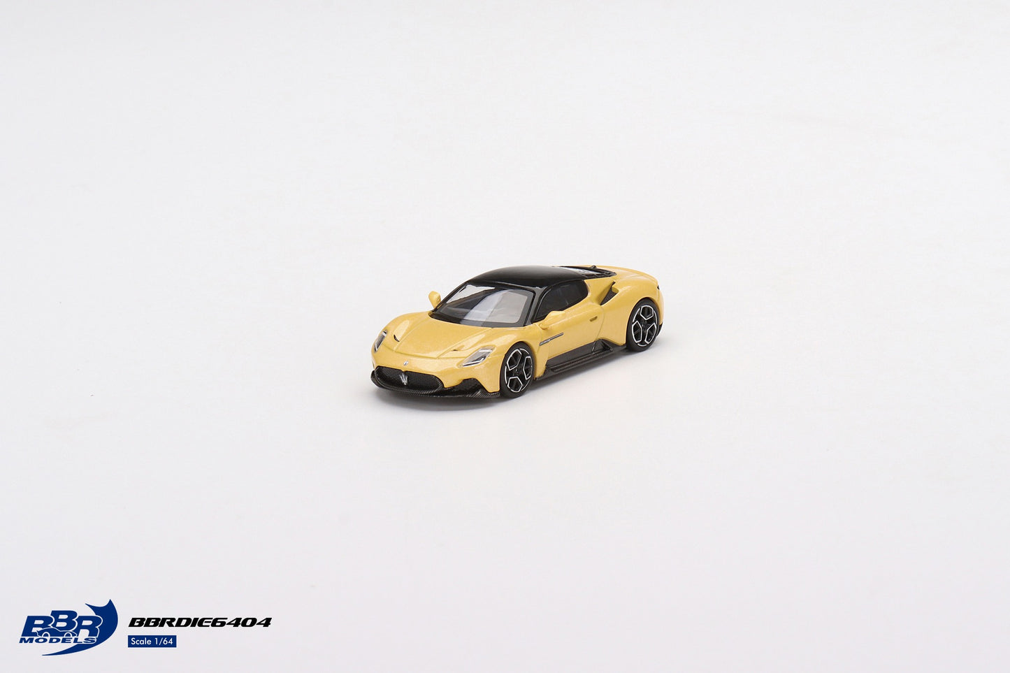 BBR 1:64 Maserati MC20 Giallo Genio Yellow