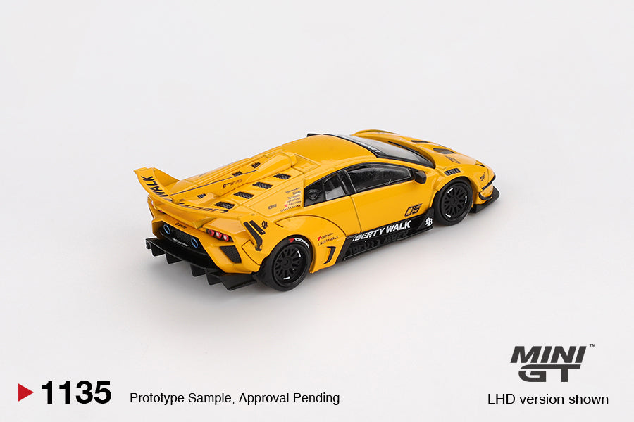 Mini GT 1:64 Lamborghini LB-Silhouette WORKS MURCIELAGO GT Evo Yellow (MGT01135-CH)