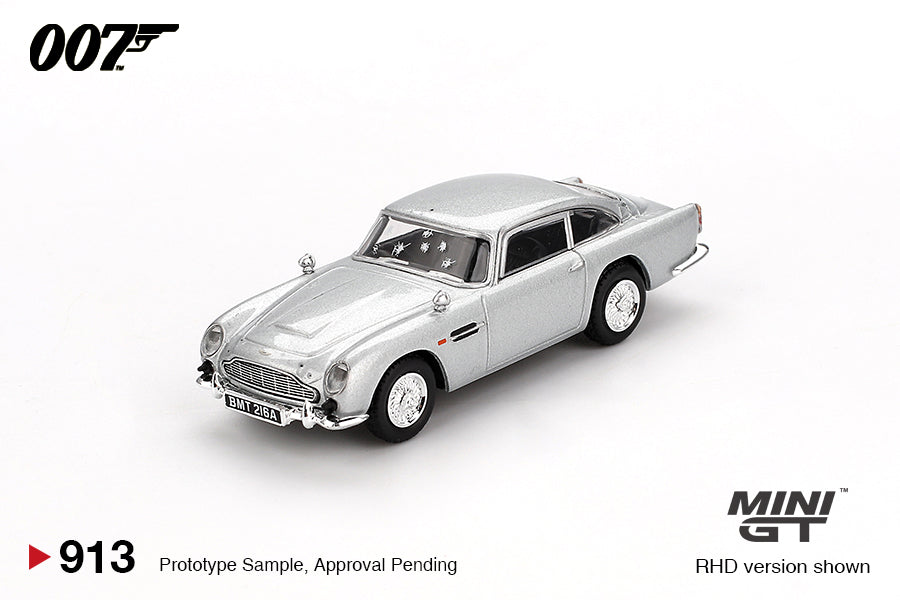 Mini GT 1:64 Aston Martin DB5 “Skyfall” – Battle Damaged Edition in Blister Packaging English Version (MGT00913-007E)