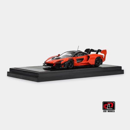 LCD Model 1:64 McLaren Senna GTR Papaya Orange McLaren Official Licensed