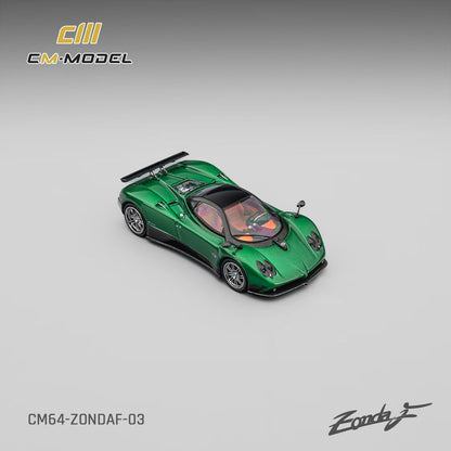 CM Model 1:64 Pagani Zonda F Metallic Emerald Green Pagani Official Licensed