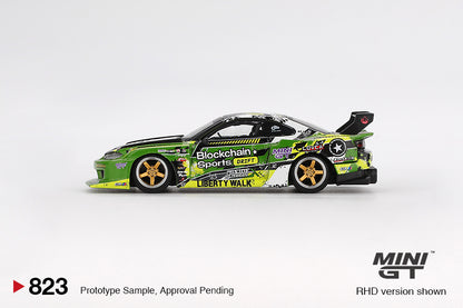Mini GT 1:64 Nissan LB-Super Silhouette S15 SILVIA #555 V2 2024 Formula Drift Japan (MGT00823-CH)