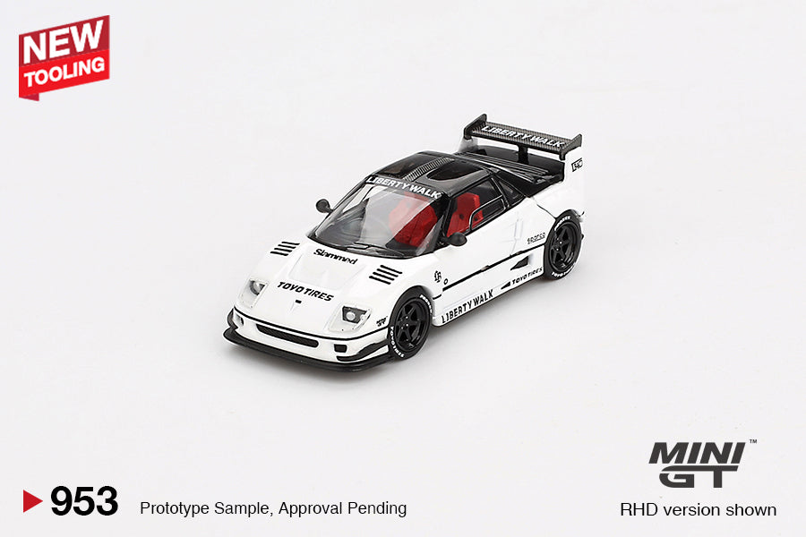 Mini GT 1:64 Mazda AZ-1 Liberty Walk LB40 White 2024 Tokyo Auto Salon (MGT00953-CH)
