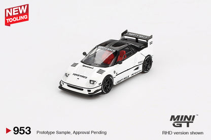 Mini GT 1:64 Mazda AZ-1 Liberty Walk LB40 White 2024 Tokyo Auto Salon (MGT00953-CH)
