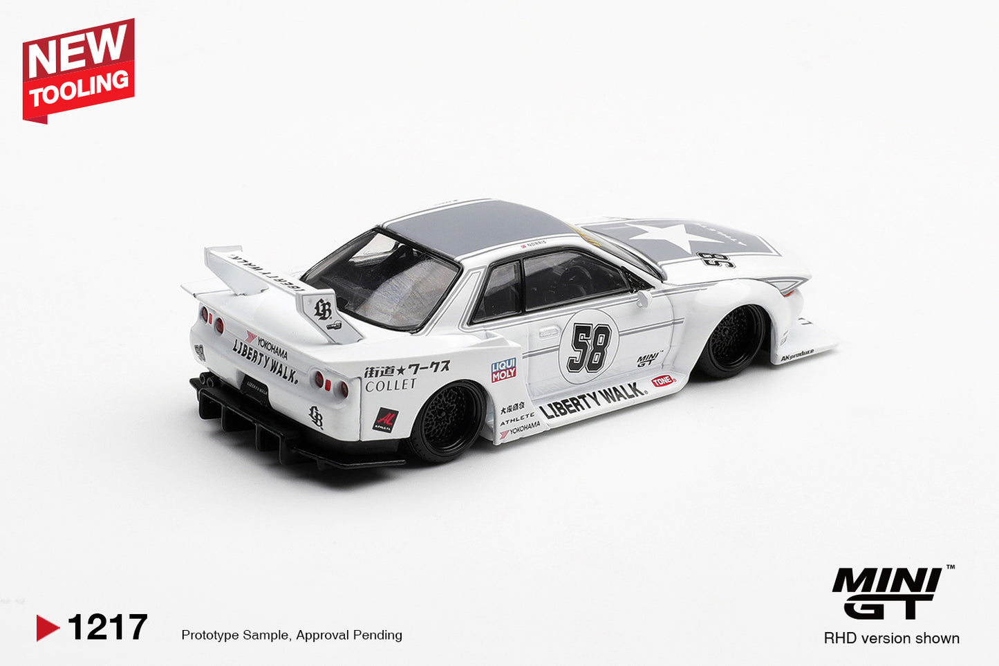 Mini GT 1:64 Nissan Skyline GT-R (R32) Kaido Works TAS 2025 (MGT01217-CH)