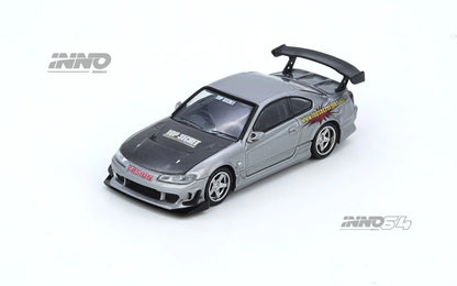 INNO64 1:64 Nissan TOP SECRET Silvia (S15) Silver (IN64-S15TS-SIL)