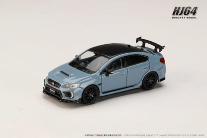 Hobby Japan 1/64 SUBARU WRX STI S208 Nurburgring NBR Challenge Package Cool Gray Khaki (Comes with Engine Display Model)