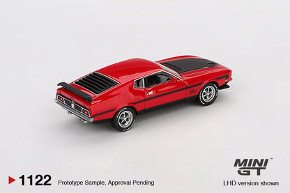 Mini GT 1:64 Ford Mustang Mach1 1971 Race Red (MGT01122-CH)