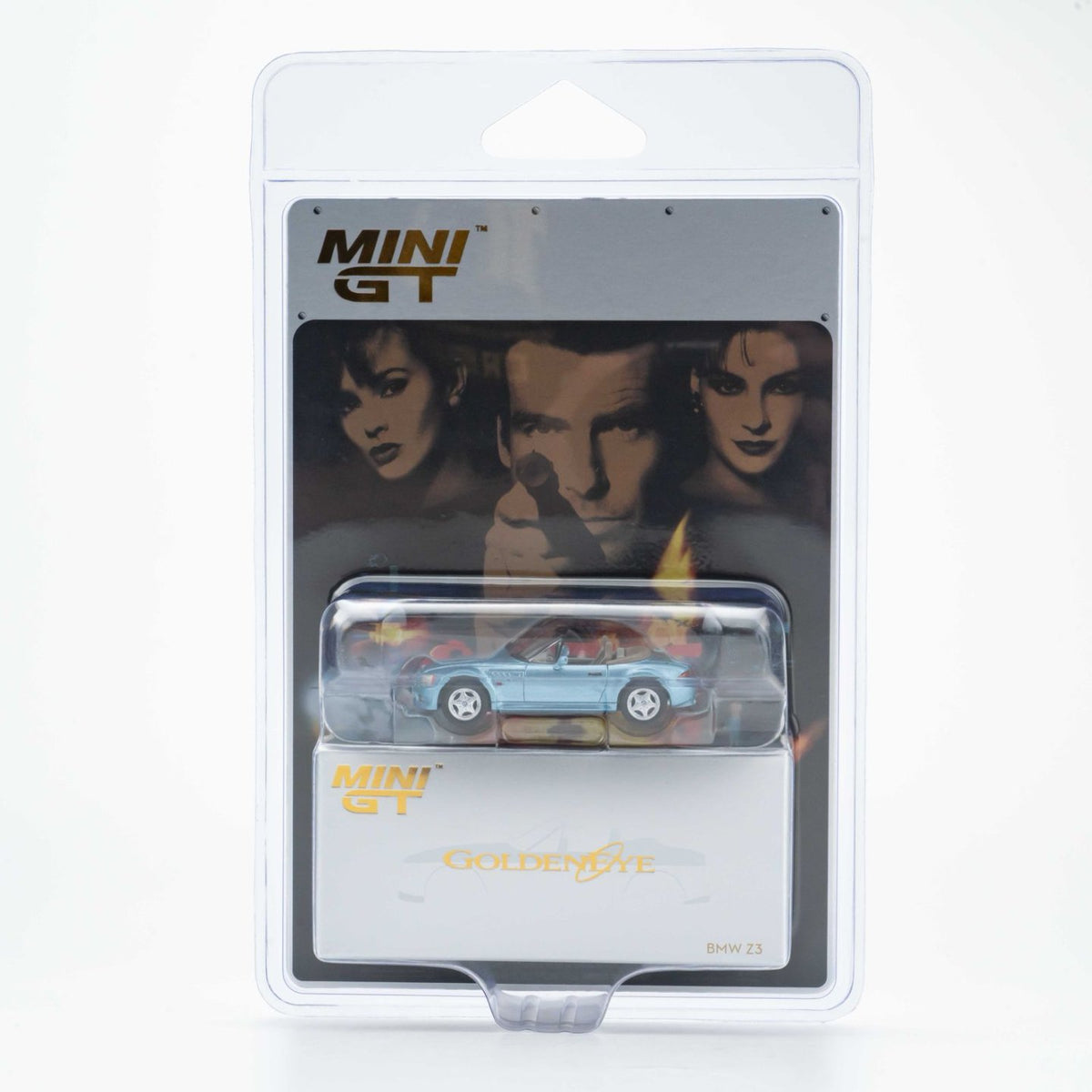 Mini GT 1:64 BMW Z3 “GoldenEye” in Blaster Packaging English Version (MGT00914-007ECH)