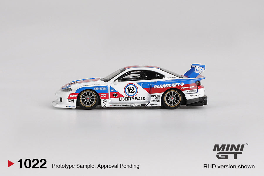 Mini GT 1:64 Nissan LB-Super Silhouette S15 SILVIA GARASIDRIFT x LBWK 2025 (MGT01022-CH)
