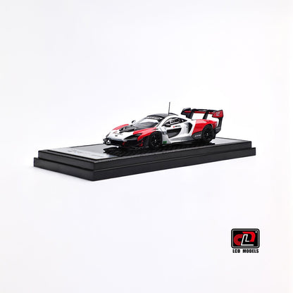 LCD 1:64 McLaren Senna GTR Red White McLaren Official Licensed