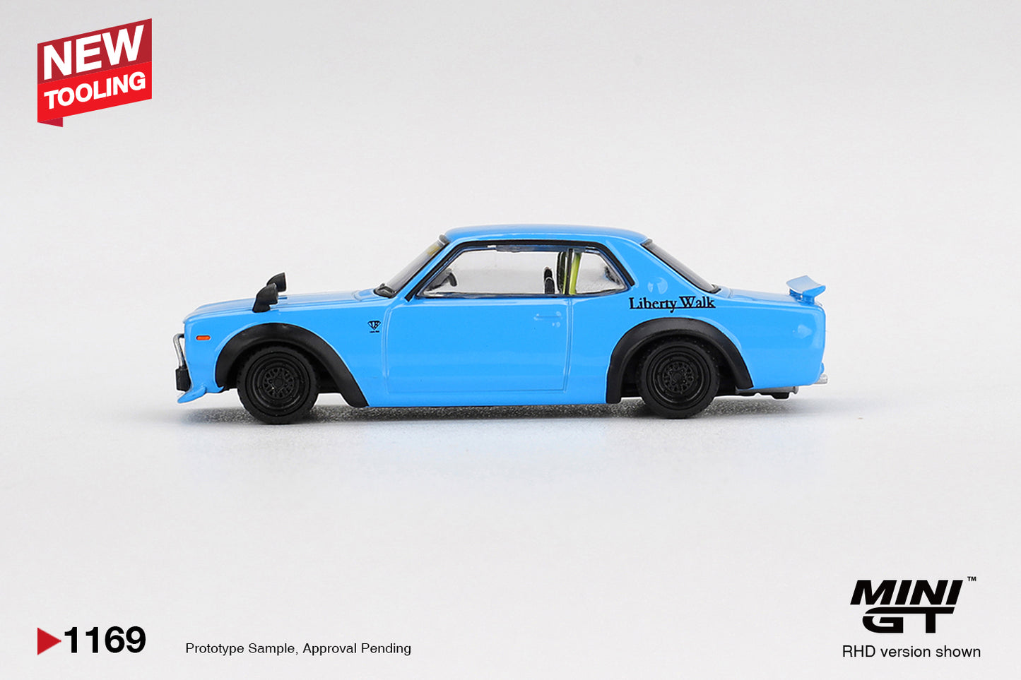 Mini GT 1:64 Nissan LB★Works HAKOSUKA Baby Blue (MGT01169-CH)