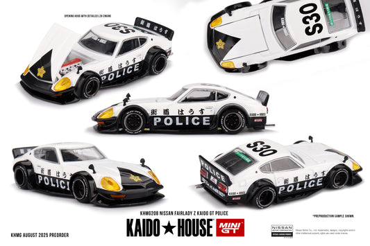 Mini GT 1:64 Nissan Fairlady Z Kaido GT Police (KHMG208)