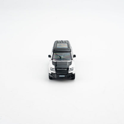 GCD X Enchery 1:64 Land Rover Defender 110 Black White Panda LHD