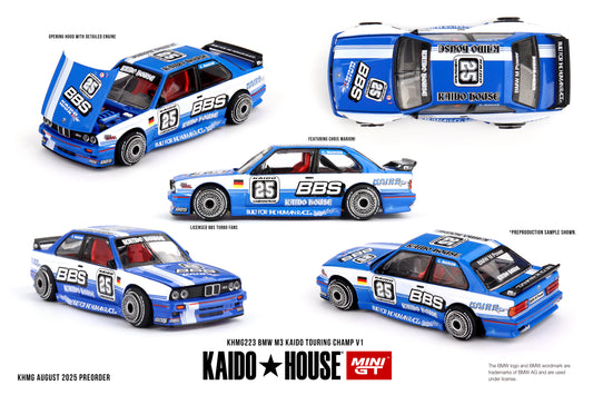Mini GT 1:64 BMW M3 Kaido Touring Champ V1 KaidoHouse (KHMG223)