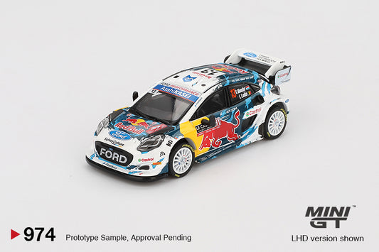 Mini GT 1:64 Ford Puma Rally1 #13 M-Sport Ford WRT 2024 Rally Monte Carlo (MGT00974-CH)