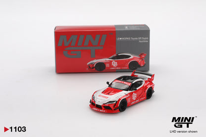Mini GT 1:64 LB★WORKS Toyota GR Supra Red (MGT01103-CH)