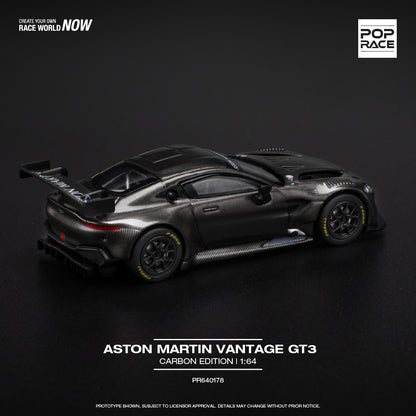 Pop Race 1:64 Aston Martin Vantage GT3 Carbon Edition (PR640178)