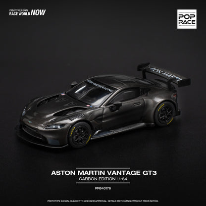 Pop Race 1:64 Aston Martin Vantage GT3 Carbon Edition (PR640178)