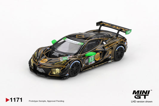 Mini GT 1:64 Chevrolet Corvette Z06 GT3.R #13 AWA 2025 IMSA Daytona 24 Hrs (MGT01171-CH)