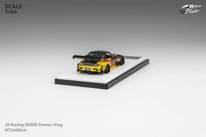 Micro Turbo 1:64 Honda S2000 Demon King AP1 J's Racing Custom China APA XOP 2025 Special Edition (Openable Engine Hood + Removable Engine + Magnetic Removable Wing)