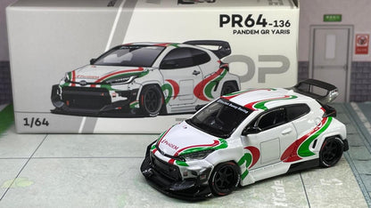 Pop Race 1:64 Toyota PANDEM GR Yaris Rally Livery (PR640136)