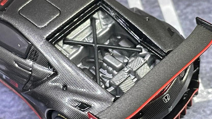 Pop Race 1:64 Honda NSX GT3 EVO 22 Carbon Edition Removable Engine Cover Detailed Engine (PR640159)