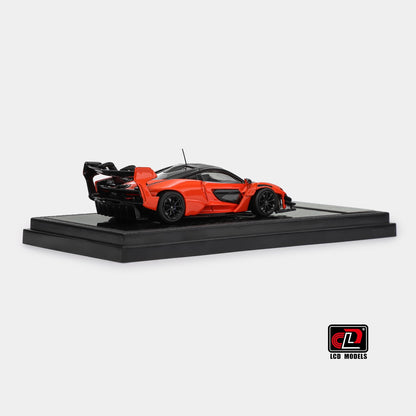 LCD Model 1:64 McLaren Senna GTR Papaya Orange McLaren Official Licensed