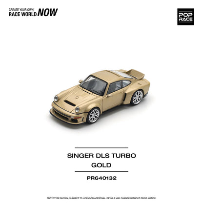 Pop Race 1:64 Porsche Singer DLS Turbo 964 Road Gold (PR640132)