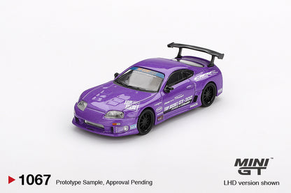 Mini GT 1:64 Toyota Supra (A80) Top Secret GT-300 Top Secret Purple (MGT01067-CH)