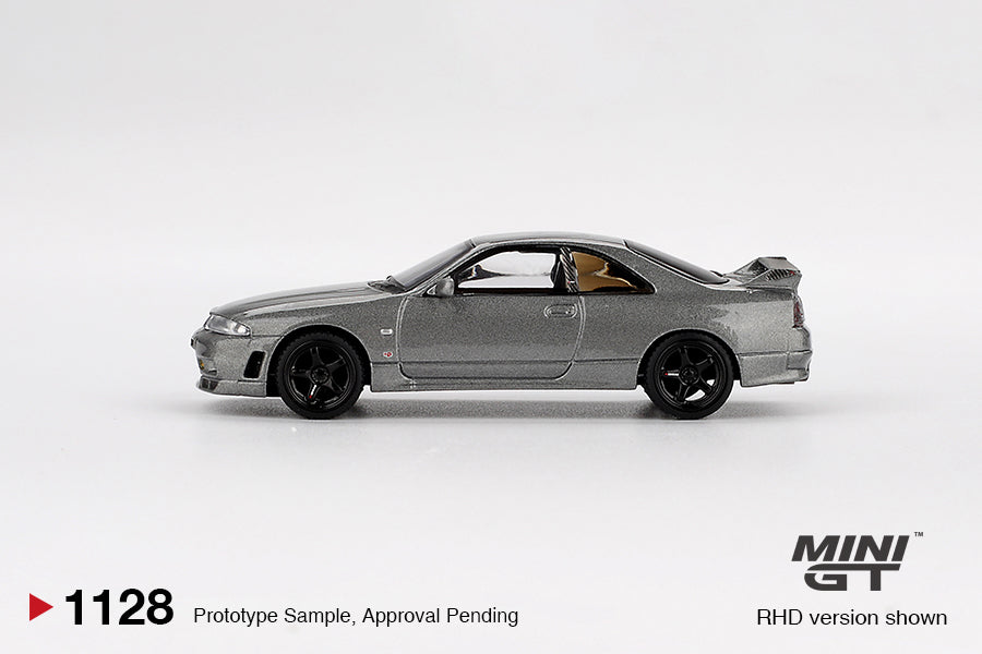 Mini GT 1:64 NISSAN Skyline GT-R Dark Metal Gray (NISMO BCNR33 CRS Version) (MGT01128-CH)