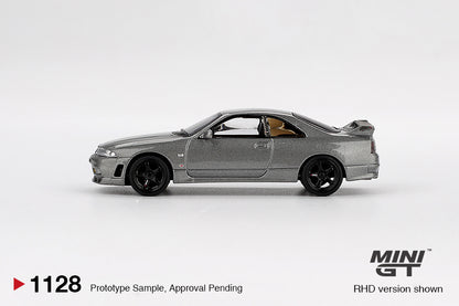 Mini GT 1:64 NISSAN Skyline GT-R Dark Metal Gray (NISMO BCNR33 CRS Version) (MGT01128-CH)