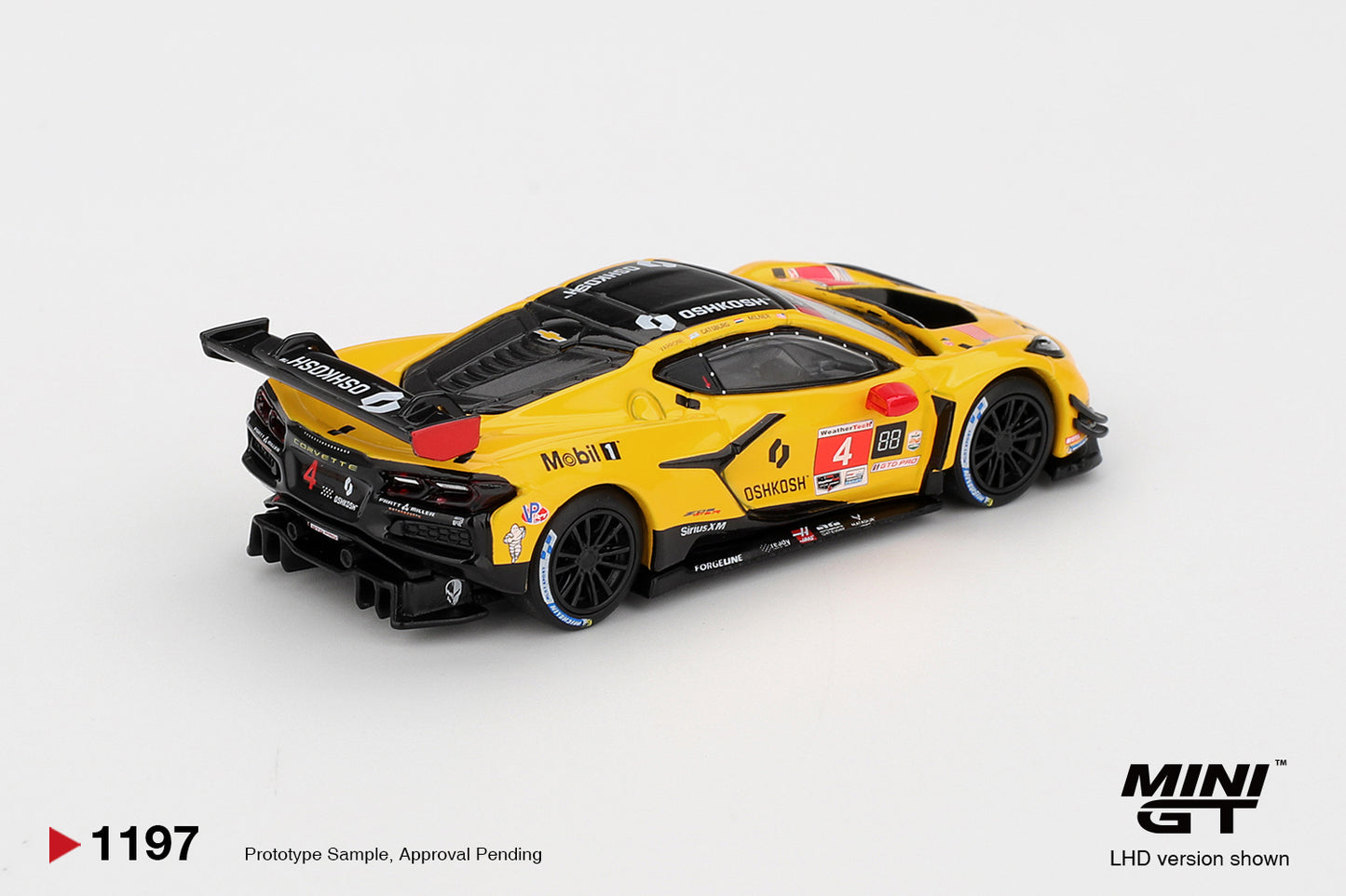 Mini GT 1:64 Chevrolet Corvette Z06 GT3.R #4 Corvette Racing by Pratt Miller Motorsports 2025 IMSA Daytona 24 Hrs (MGT01197-CH)