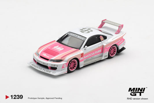 Mini GT 1:64 Nissan SILVIA (S15) LB-Super Silhouette AMOCULTURE (MGT01239-CH)