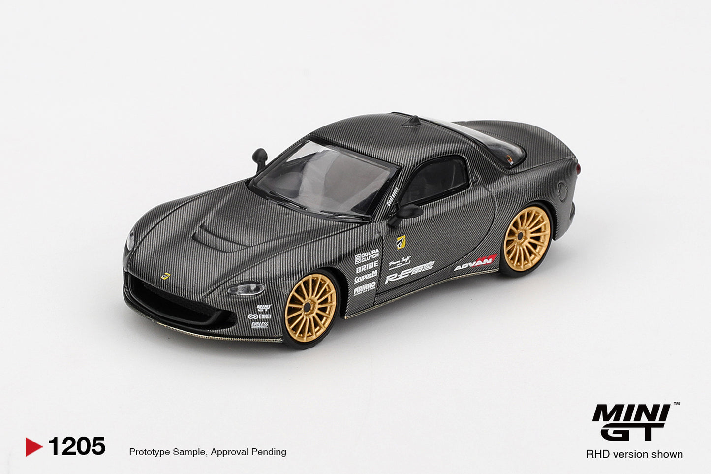 Mini GT 1:64 Mazda RX-7 RE-Amemiya Matsukiyo KOKU 3 Rotor NA-7 TAS 2025 Best Tuned Car Award (MGT01205-CH)