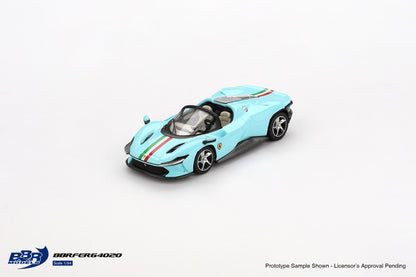 BBR 1:64 Ferrari Daytona SP3 Light Blue Official Licensed (BBRFER64020)