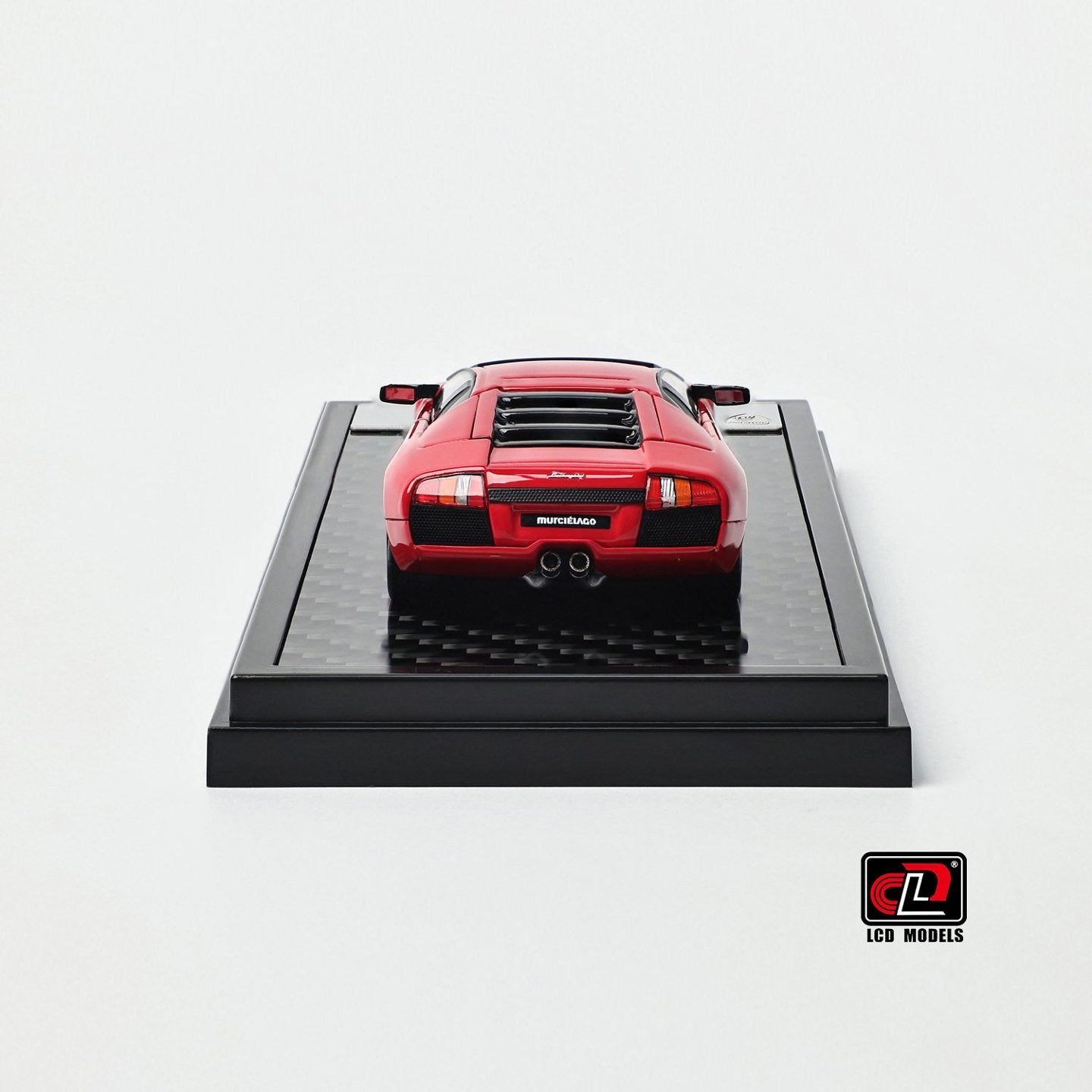 LCD 1:64 Lamborghini Murcielago Red Openable Engine Hood with Detailed Engine Lamborghini Official Licensed