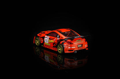 Motorhelix X Mr. Hiro X Option 1:64 Nissan Fairlady Z "Option Stream Z" 02 Orange Official Licensed