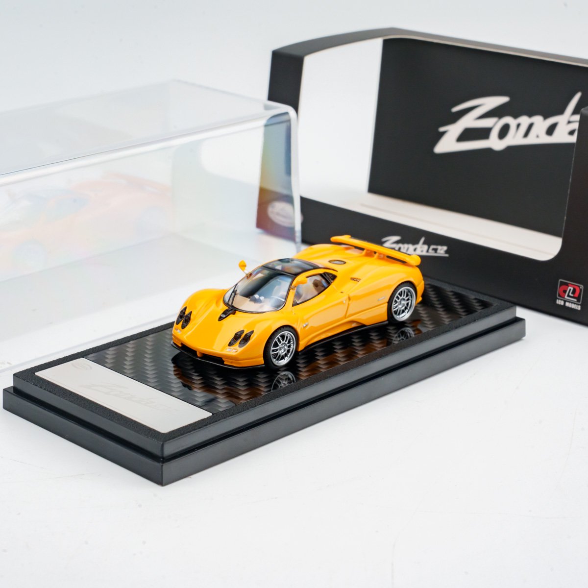 LCD 1:64 Pagani Zonda C12 Yellow Official Licensed