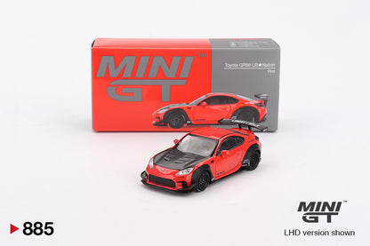 Mini GT 1:64 Toyota GR86 LB★Nation Red (MGT00885-CH)