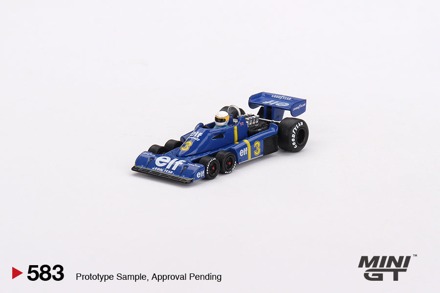 Mini GT 1:64 Tyrrell P34 #3 Jody Scheckter 1976 Swedish GP Winner (MGT00583-CH)