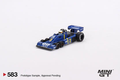 Mini GT 1:64 Tyrrell P34 #3 Jody Scheckter 1976 Swedish GP Winner (MGT00583-CH)