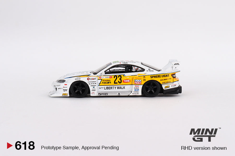 Mini GT 1:64 Nissan LB-Super Silhouette S15 SILVIA #23 2022 Goodwood Festival of Speed RHD (MGT00618-CH)