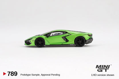 Mini GT 1:64 Lamborghini Revuelto Verde Selvans (MGT00789-CH)