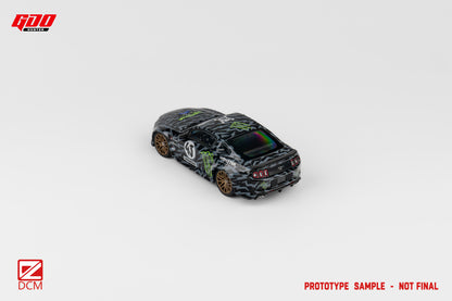 GDO X DCM 1:64 Ford Mustang GT MK5 2014 Monster Energy Ken Block Hoonigan #43 Edition