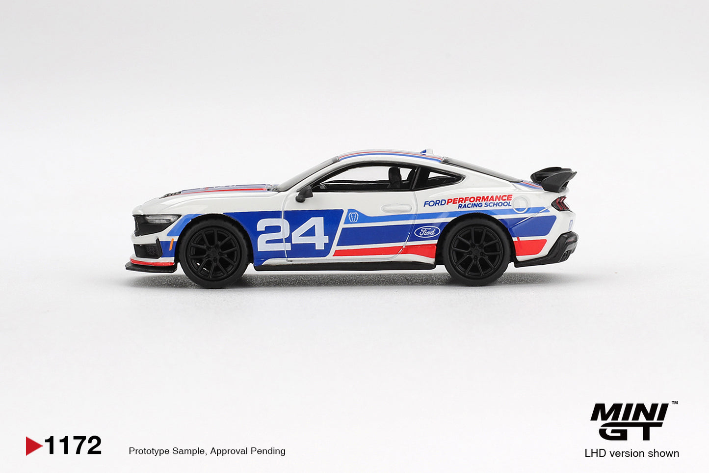 Mini GT 1:64 Ford Mustang Dark Horse #24 Ford Performance Racing School (MGT01172-CH)