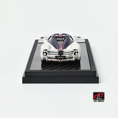 LCD 1:64 Pagani Utopia White Blue Carbon Official Licensed