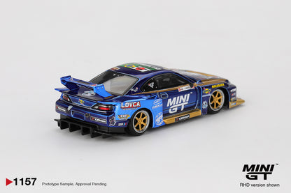 Mini GT 1:64 Nissan Silvia (S15) LB-Super Silhouette #555 Team MINI GT Liberty Walk 2025 Formula Drift (MGT01157-CH)