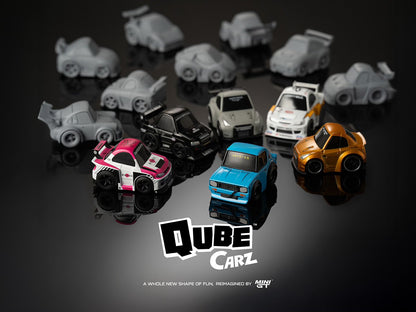 Mini GT 1:64 QubeCarz Nissan Skyline Kenmeri Liberty Walk Baby Blue /Blister packaging (QZ00101-BL)