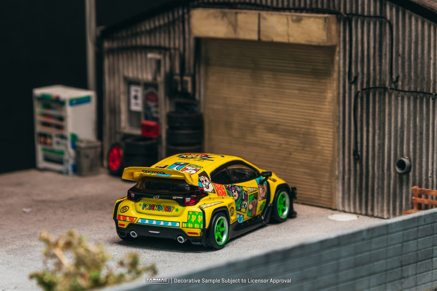 Tarmac Works 1/64 Pandem Toyota GR Yaris Toy Story 30th Anniversary - Tokyo Auto Salon Hong Kong 2025 Special Edition - HOBBY64